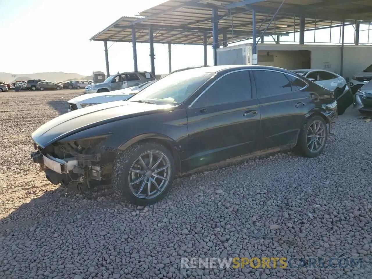 1 Photograph of a damaged car 5NPEJ4J24MH064786 HYUNDAI SONATA 2021