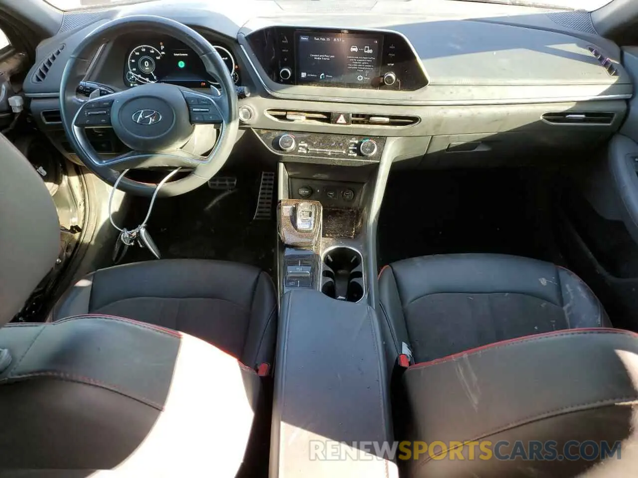 8 Photograph of a damaged car 5NPEJ4J24MH064786 HYUNDAI SONATA 2021