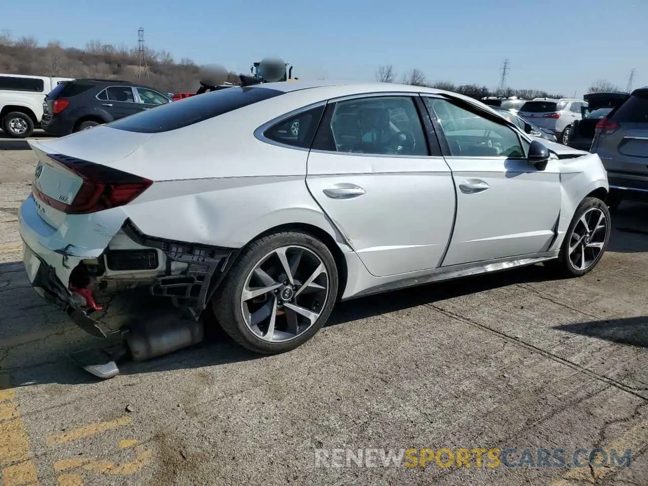3 Photograph of a damaged car 5NPEJ4J24MH074699 HYUNDAI SONATA 2021
