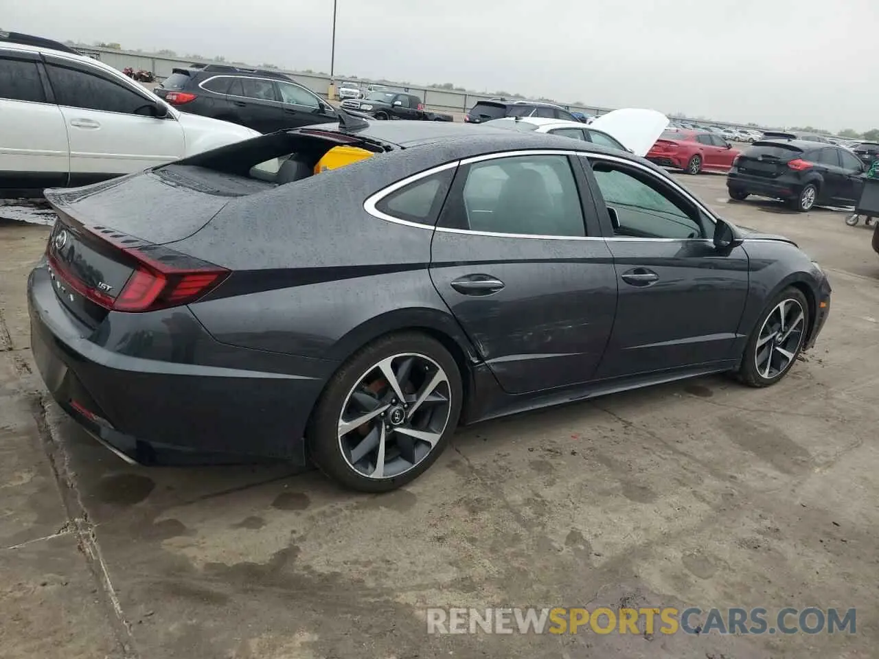 3 Photograph of a damaged car 5NPEJ4J24MH079580 HYUNDAI SONATA 2021