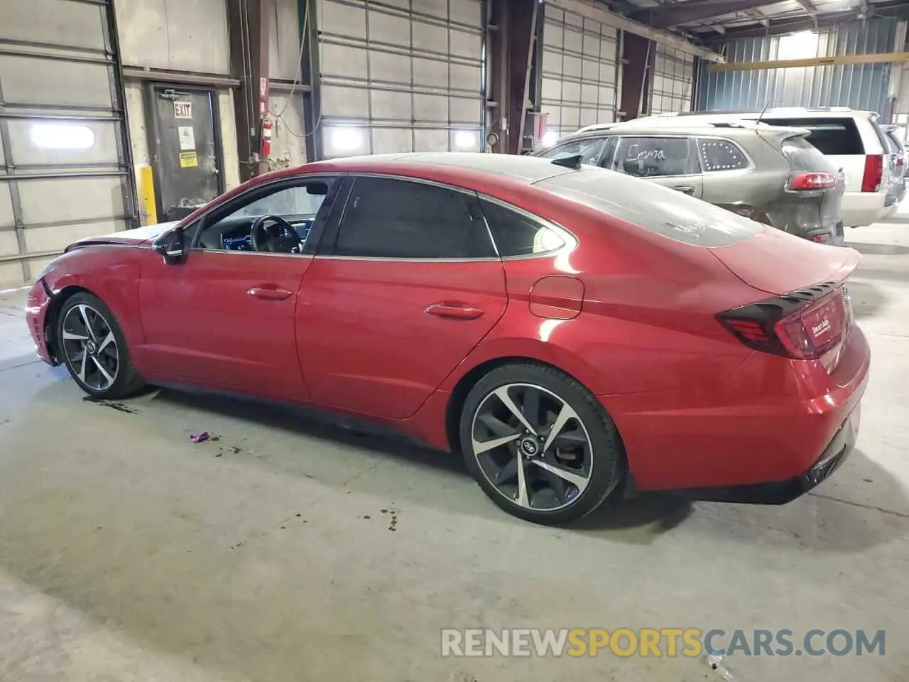 2 Photograph of a damaged car 5NPEJ4J24MH082785 HYUNDAI SONATA 2021