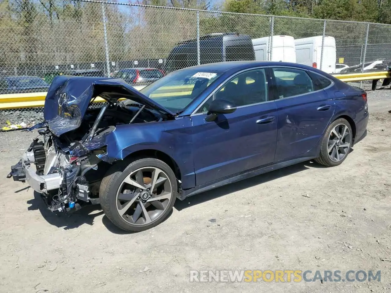 1 Photograph of a damaged car 5NPEJ4J24MH090367 HYUNDAI SONATA 2021