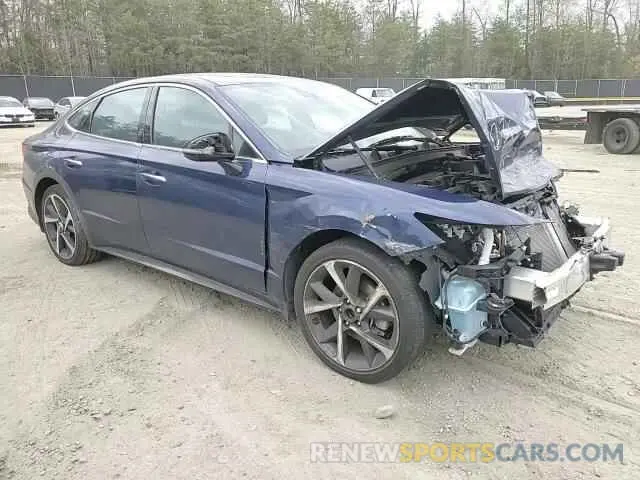 10 Photograph of a damaged car 5NPEJ4J24MH090367 HYUNDAI SONATA 2021