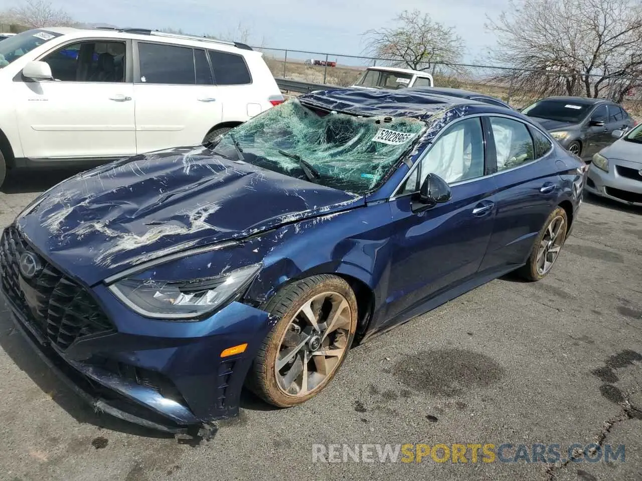 1 Photograph of a damaged car 5NPEJ4J24MH099022 HYUNDAI SONATA 2021
