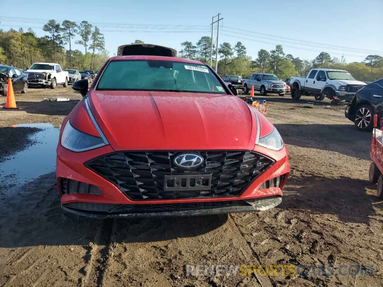 5 Photograph of a damaged car 5NPEJ4J25MH100341 HYUNDAI SONATA 2021