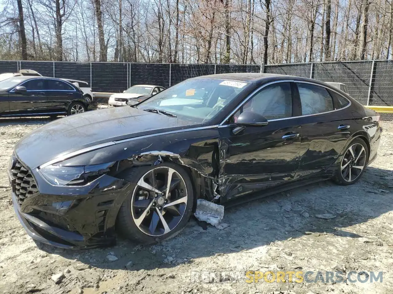 1 Photograph of a damaged car 5NPEJ4J25MH132299 HYUNDAI SONATA 2021