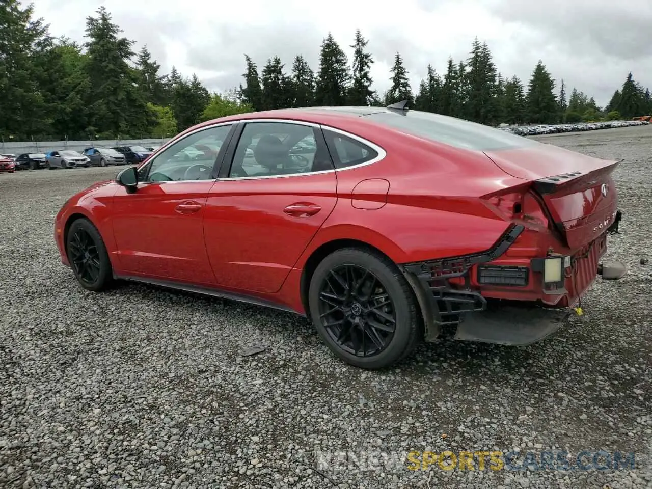 2 Photograph of a damaged car 5NPEJ4J26MH081542 HYUNDAI SONATA 2021