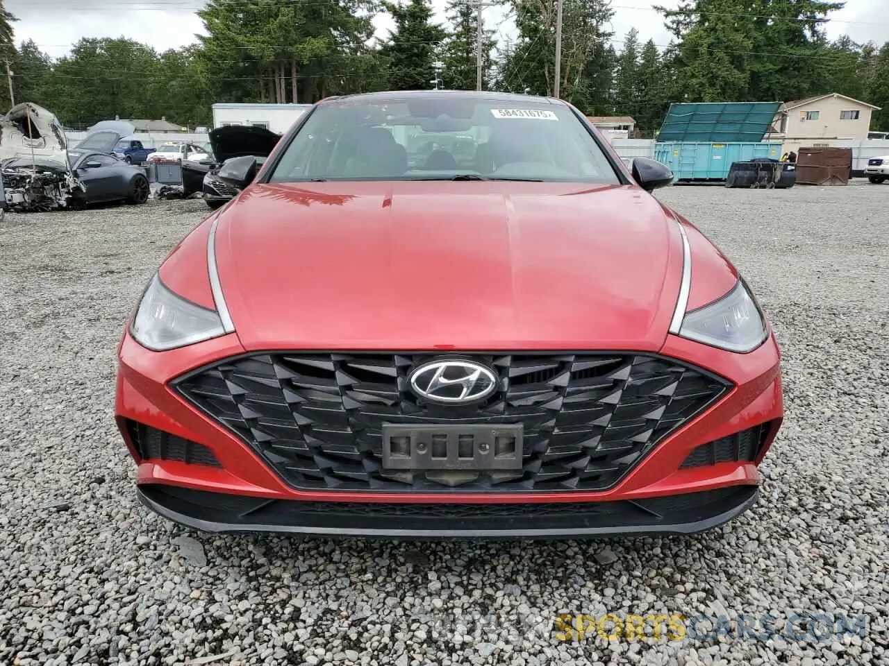 5 Photograph of a damaged car 5NPEJ4J26MH081542 HYUNDAI SONATA 2021
