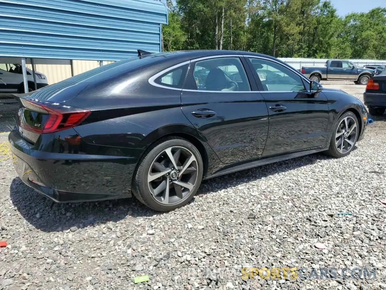 3 Photograph of a damaged car 5NPEJ4J27MH132384 HYUNDAI SONATA 2021