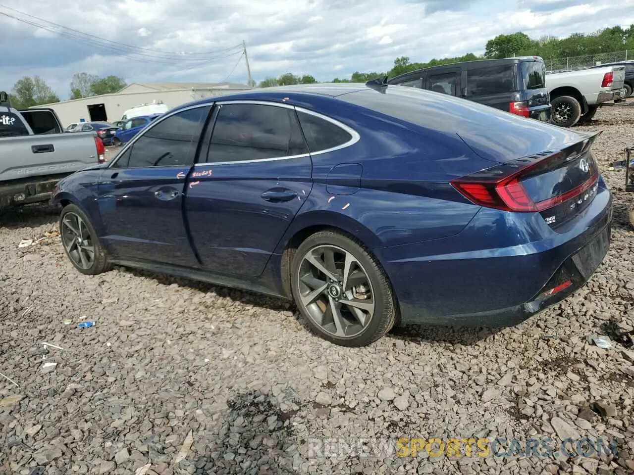 2 Photograph of a damaged car 5NPEJ4J28MH112175 HYUNDAI SONATA 2021