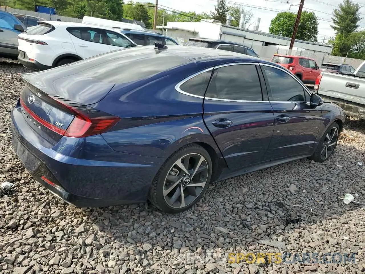 3 Photograph of a damaged car 5NPEJ4J28MH112175 HYUNDAI SONATA 2021