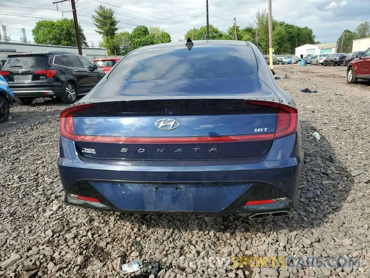 6 Photograph of a damaged car 5NPEJ4J28MH112175 HYUNDAI SONATA 2021