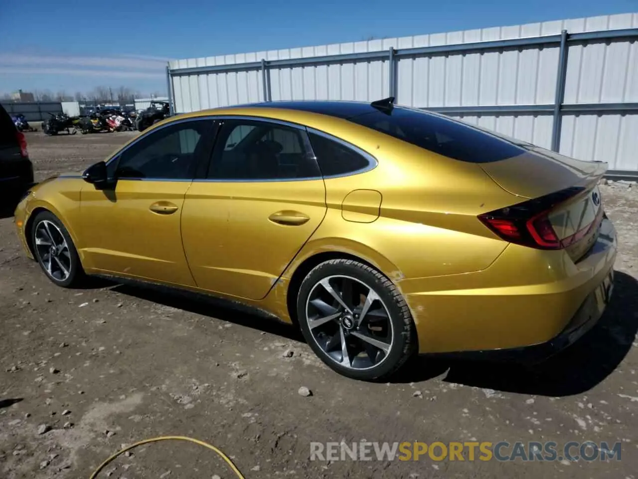 2 Photograph of a damaged car 5NPEJ4J29MH085598 HYUNDAI SONATA 2021