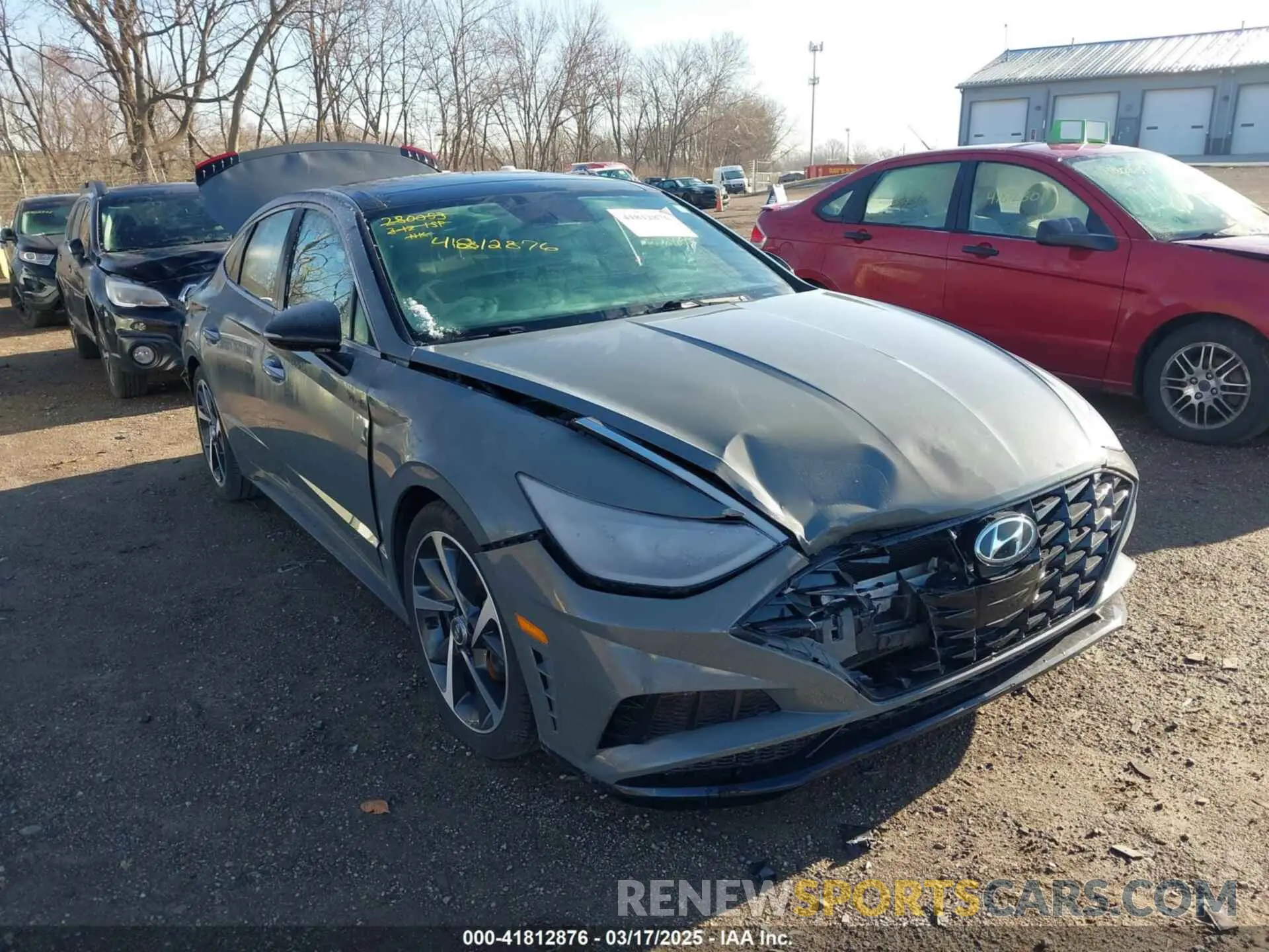 1 Photograph of a damaged car 5NPEJ4J2XMH069667 HYUNDAI SONATA 2021