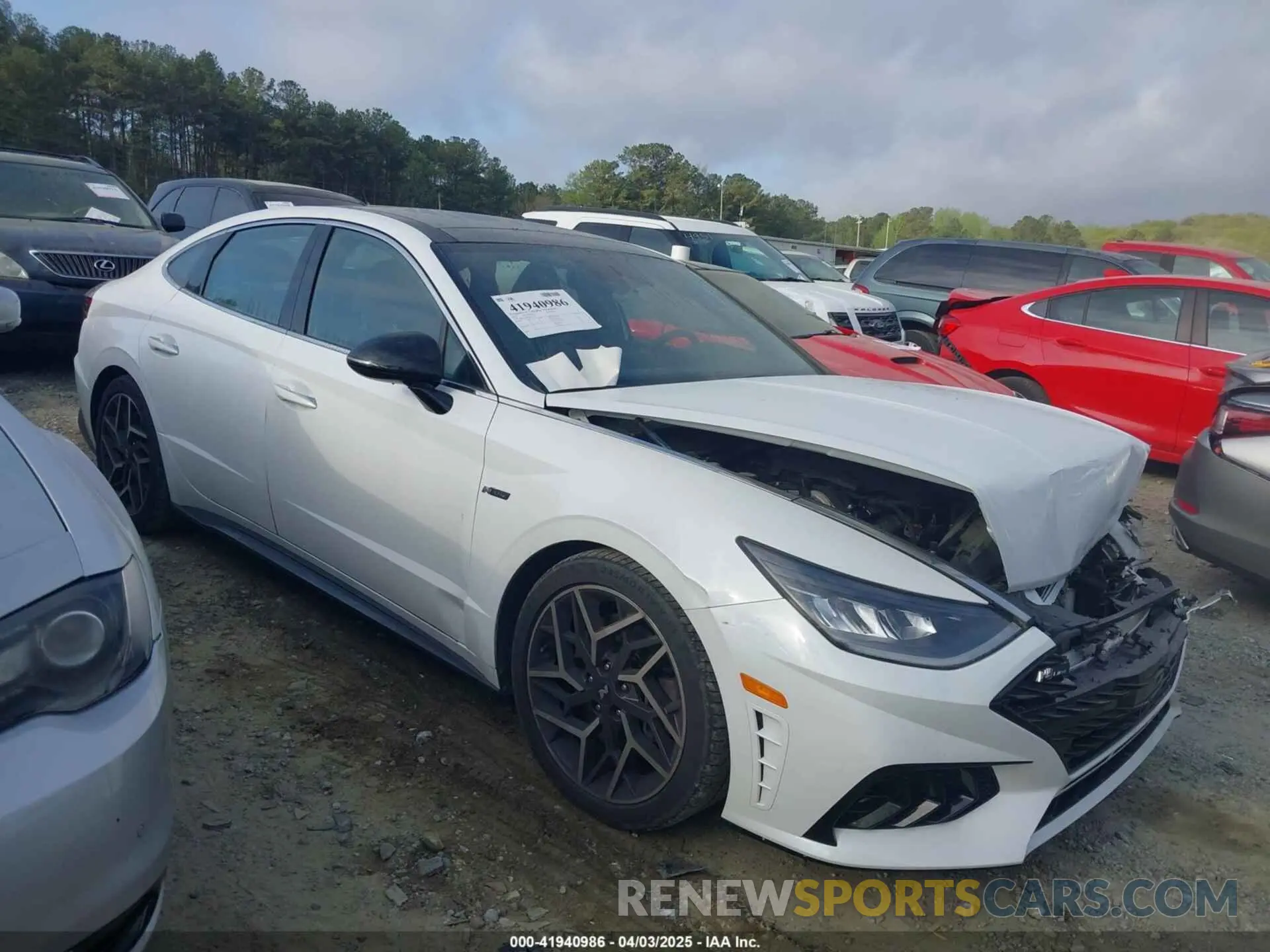 13 Photograph of a damaged car 5NPEK4JC0MH130787 HYUNDAI SONATA 2021