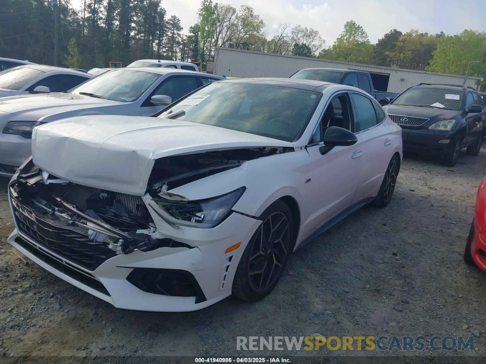 14 Photograph of a damaged car 5NPEK4JC0MH130787 HYUNDAI SONATA 2021