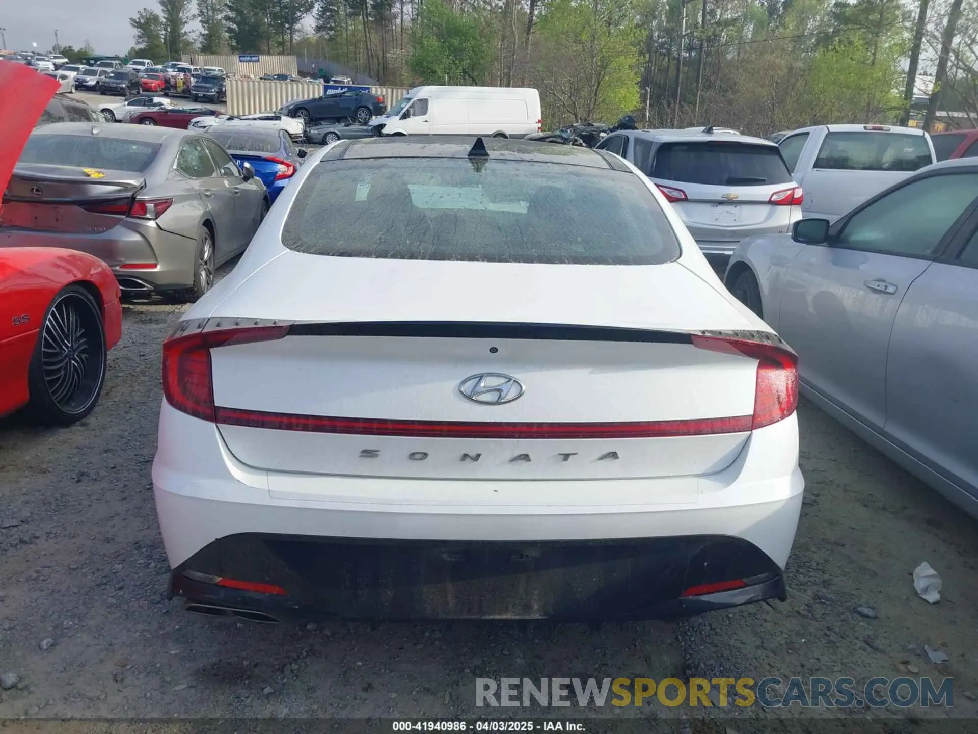 16 Photograph of a damaged car 5NPEK4JC0MH130787 HYUNDAI SONATA 2021