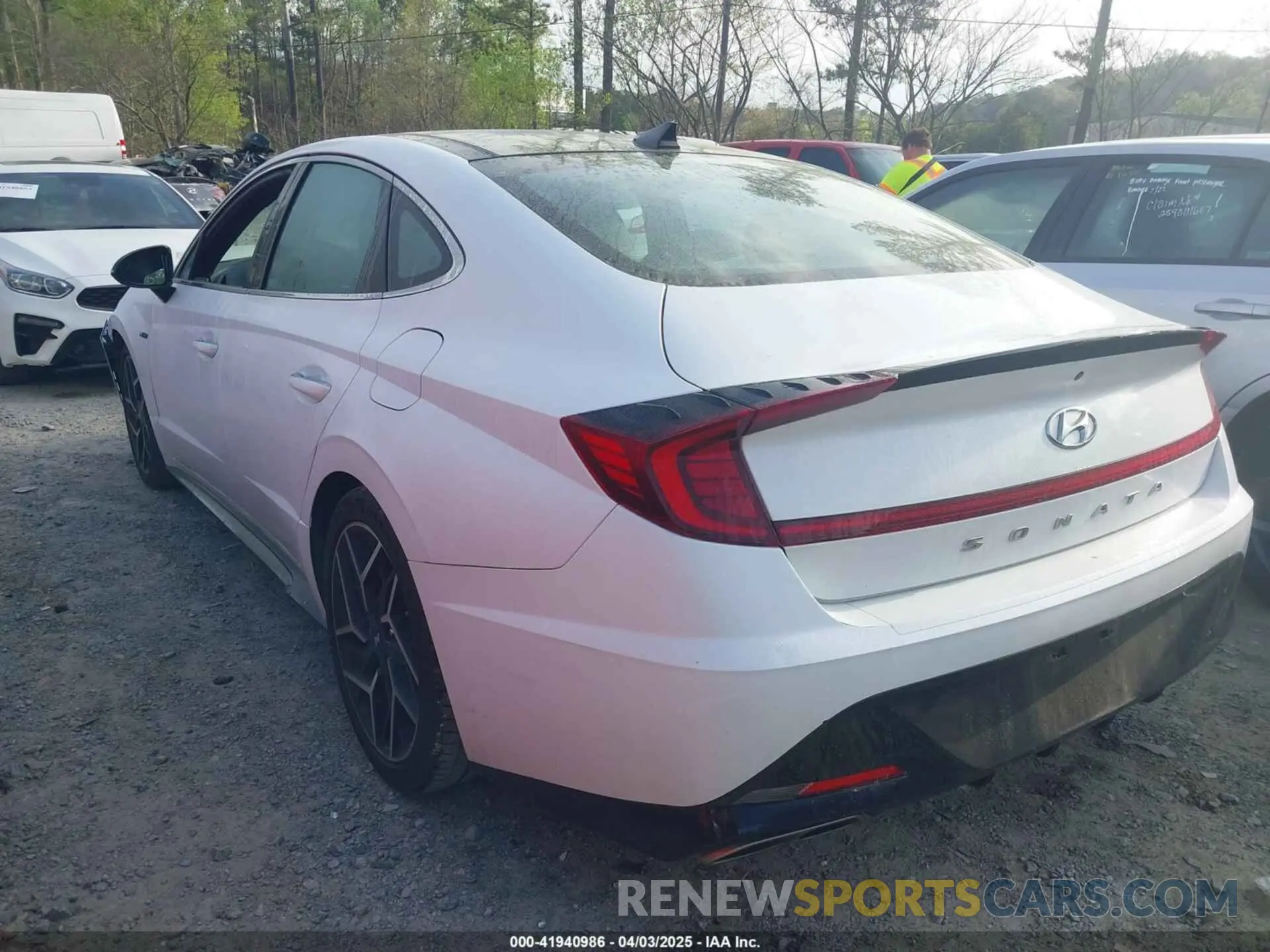3 Photograph of a damaged car 5NPEK4JC0MH130787 HYUNDAI SONATA 2021