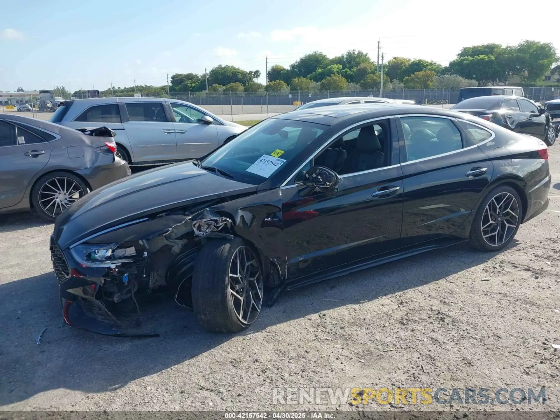 2 Photograph of a damaged car 5NPEK4JC2MH108693 HYUNDAI SONATA 2021