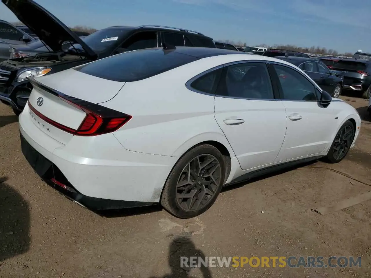 3 Photograph of a damaged car 5NPEK4JC2MH108726 HYUNDAI SONATA 2021