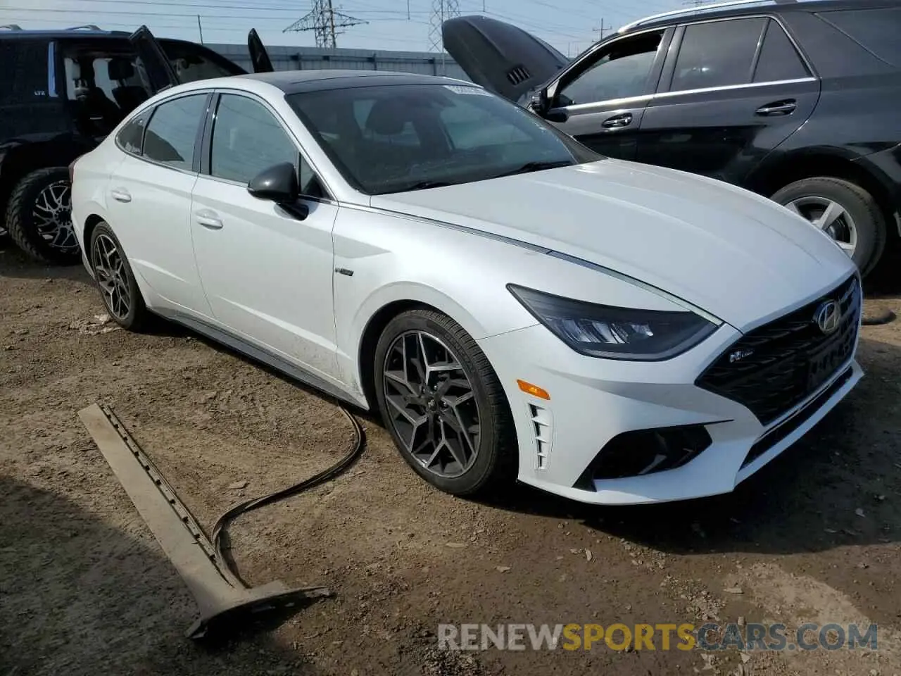 4 Photograph of a damaged car 5NPEK4JC2MH108726 HYUNDAI SONATA 2021