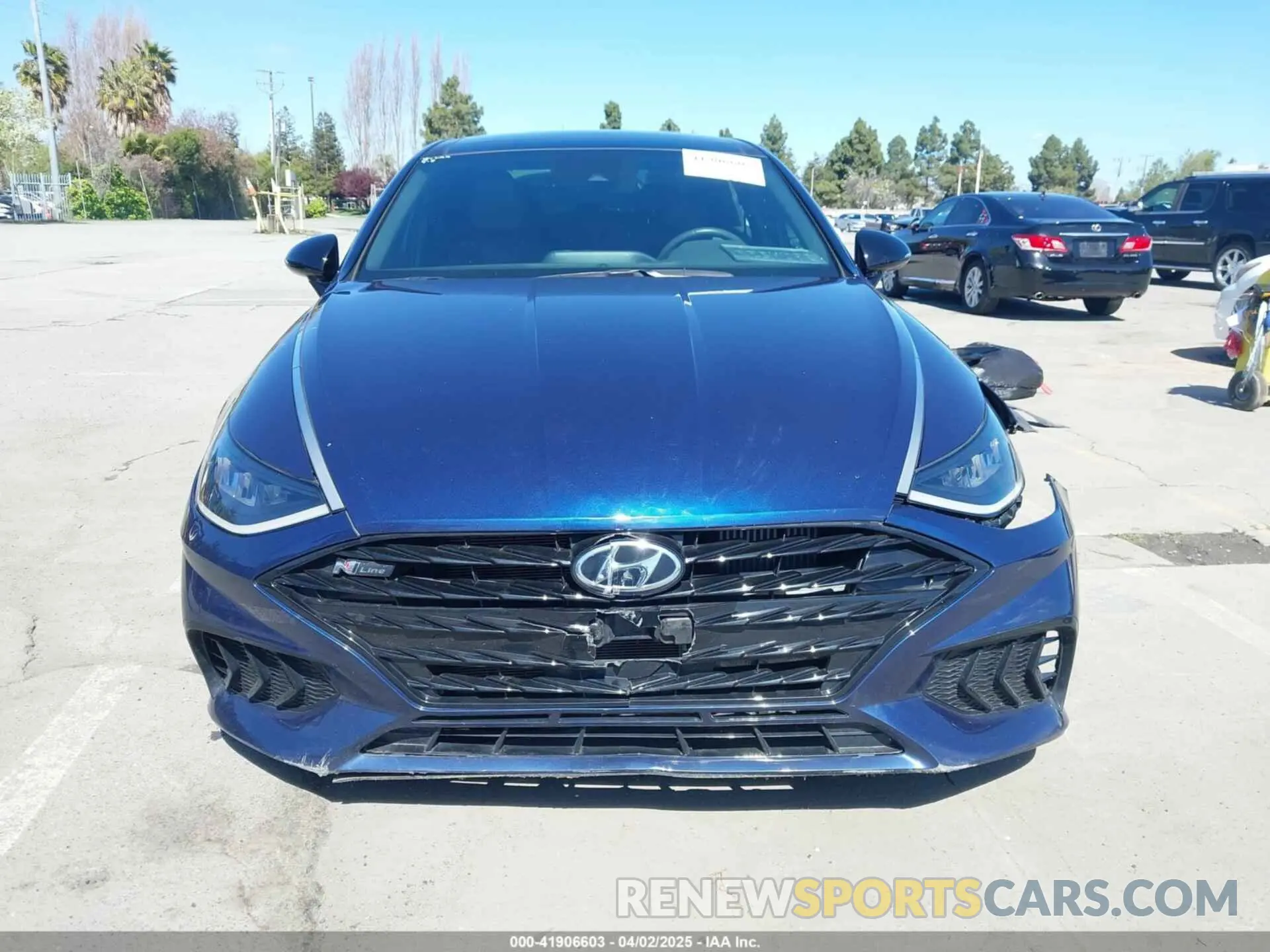 12 Photograph of a damaged car 5NPEK4JC2MH123646 HYUNDAI SONATA 2021