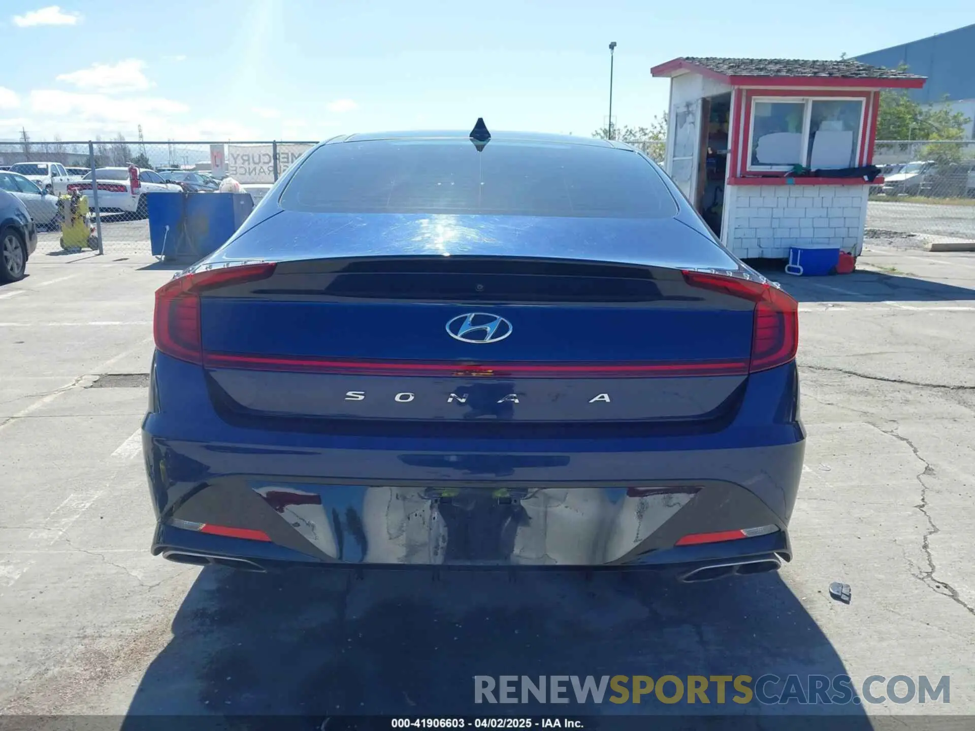 16 Photograph of a damaged car 5NPEK4JC2MH123646 HYUNDAI SONATA 2021