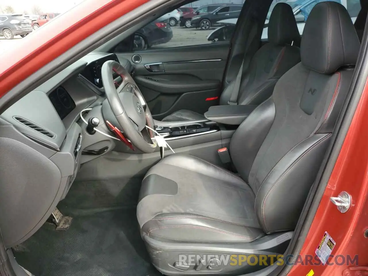 7 Photograph of a damaged car 5NPEK4JC2MH130953 HYUNDAI SONATA 2021