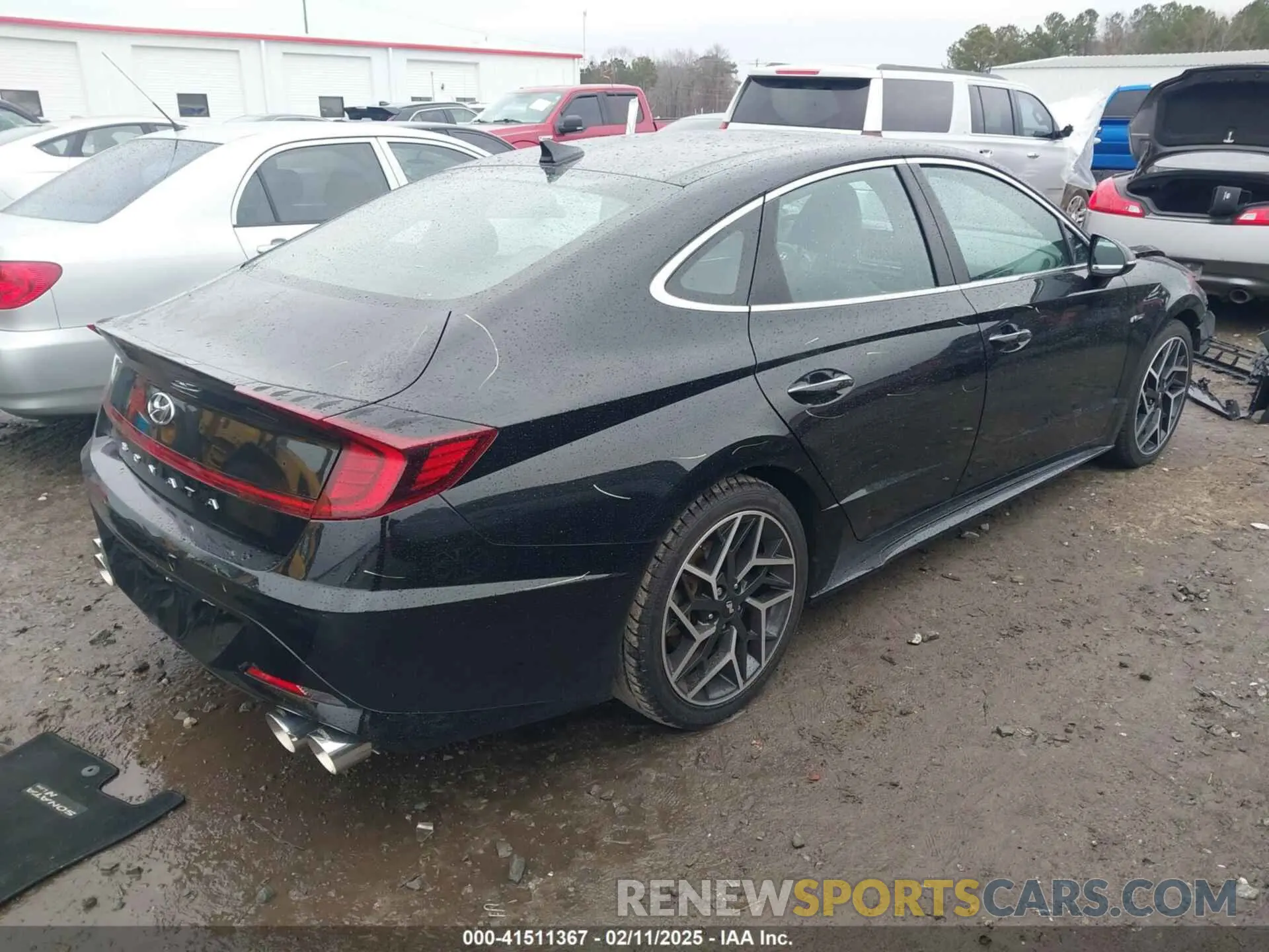 4 Photograph of a damaged car 5NPEK4JC3MH132761 HYUNDAI SONATA 2021
