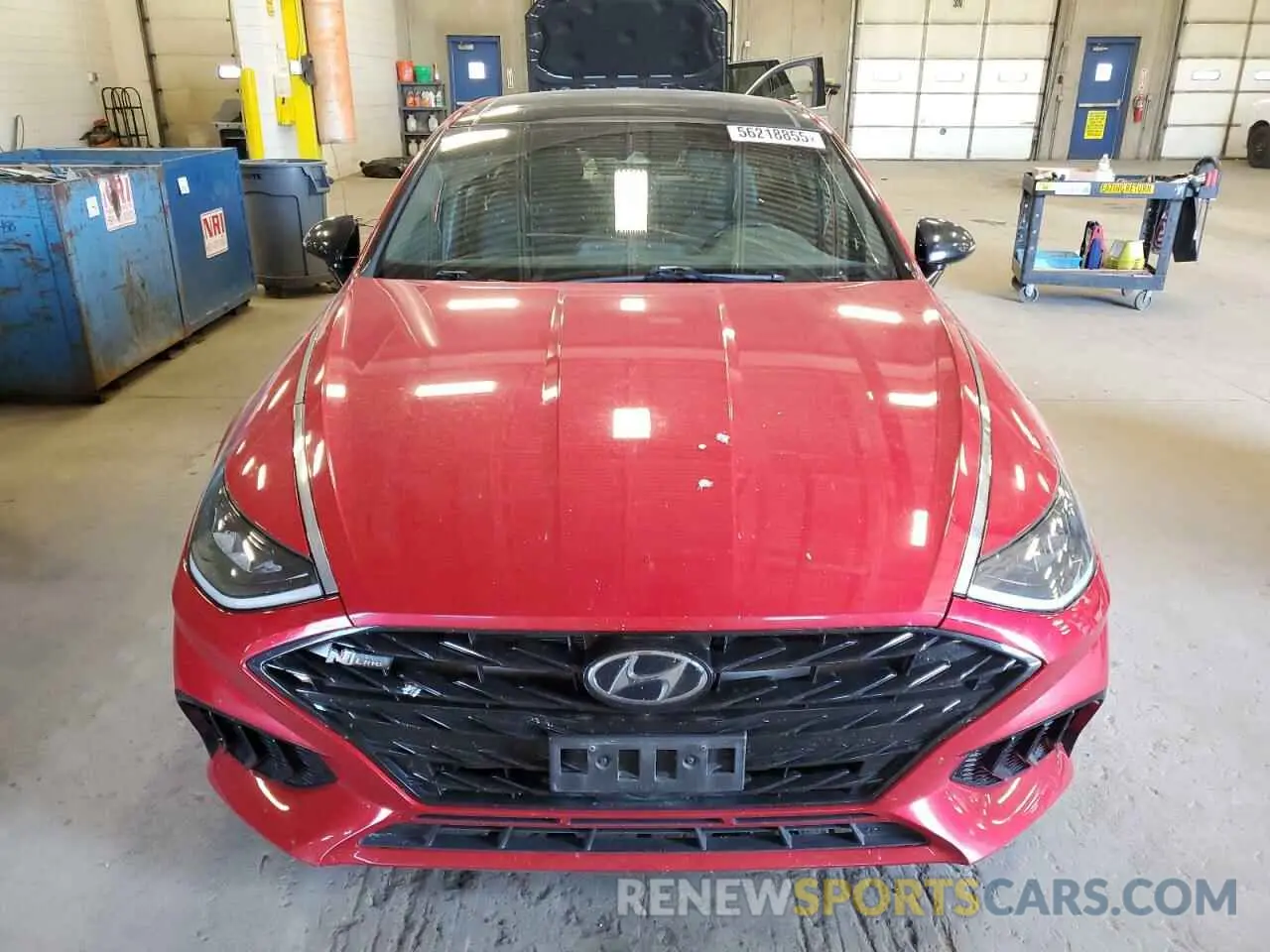 5 Photograph of a damaged car 5NPEK4JC5MH105464 HYUNDAI SONATA 2021