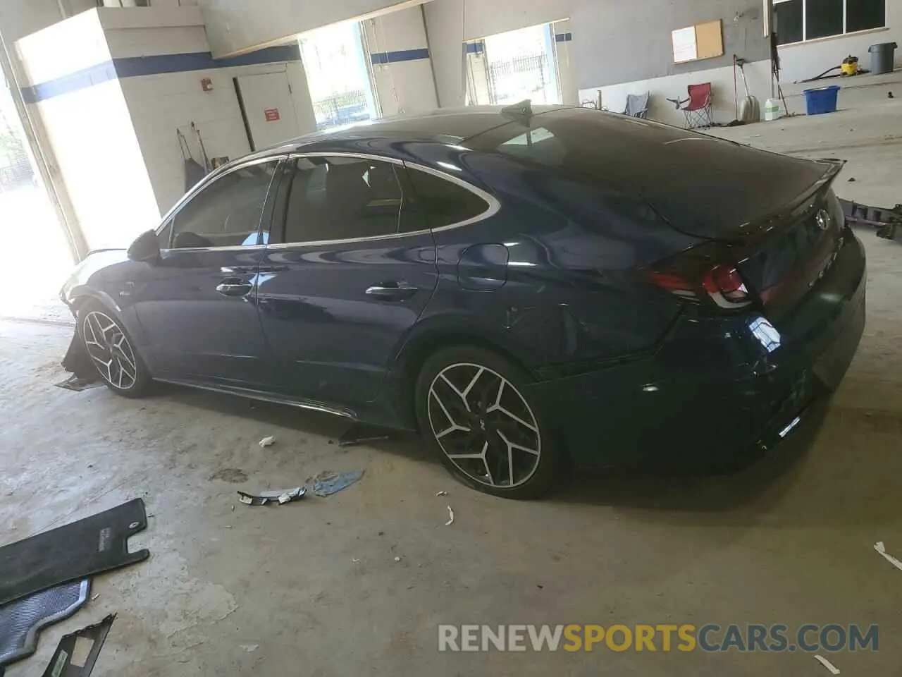 2 Photograph of a damaged car 5NPEK4JC7MH123254 HYUNDAI SONATA 2021
