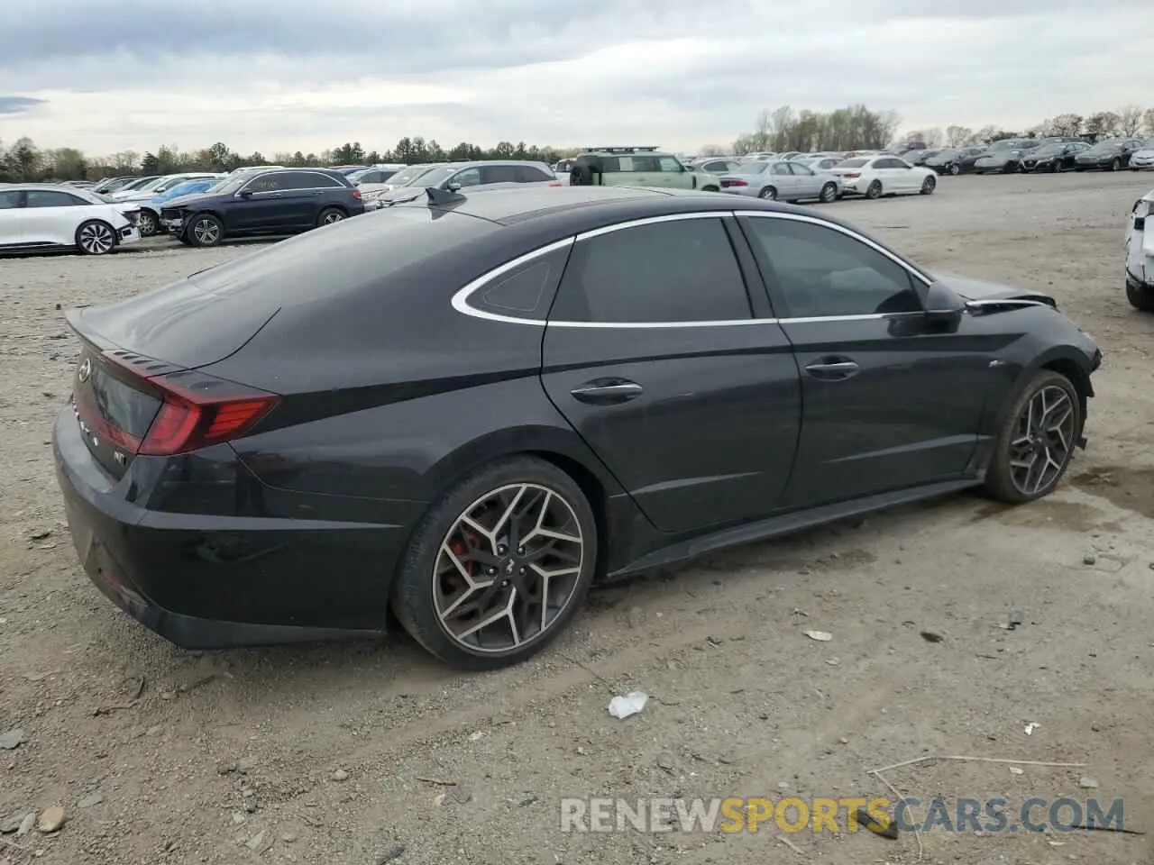3 Photograph of a damaged car 5NPEK4JC8MH124655 HYUNDAI SONATA 2021