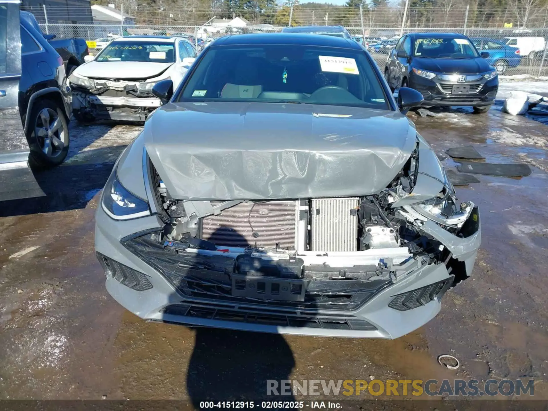 12 Photograph of a damaged car 5NPEK4JC8MH127510 HYUNDAI SONATA 2021