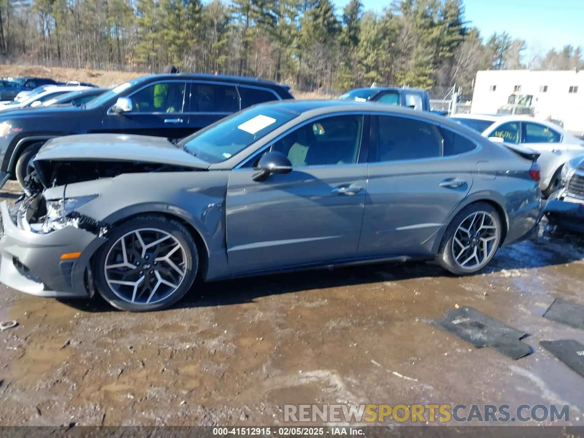 14 Photograph of a damaged car 5NPEK4JC8MH127510 HYUNDAI SONATA 2021