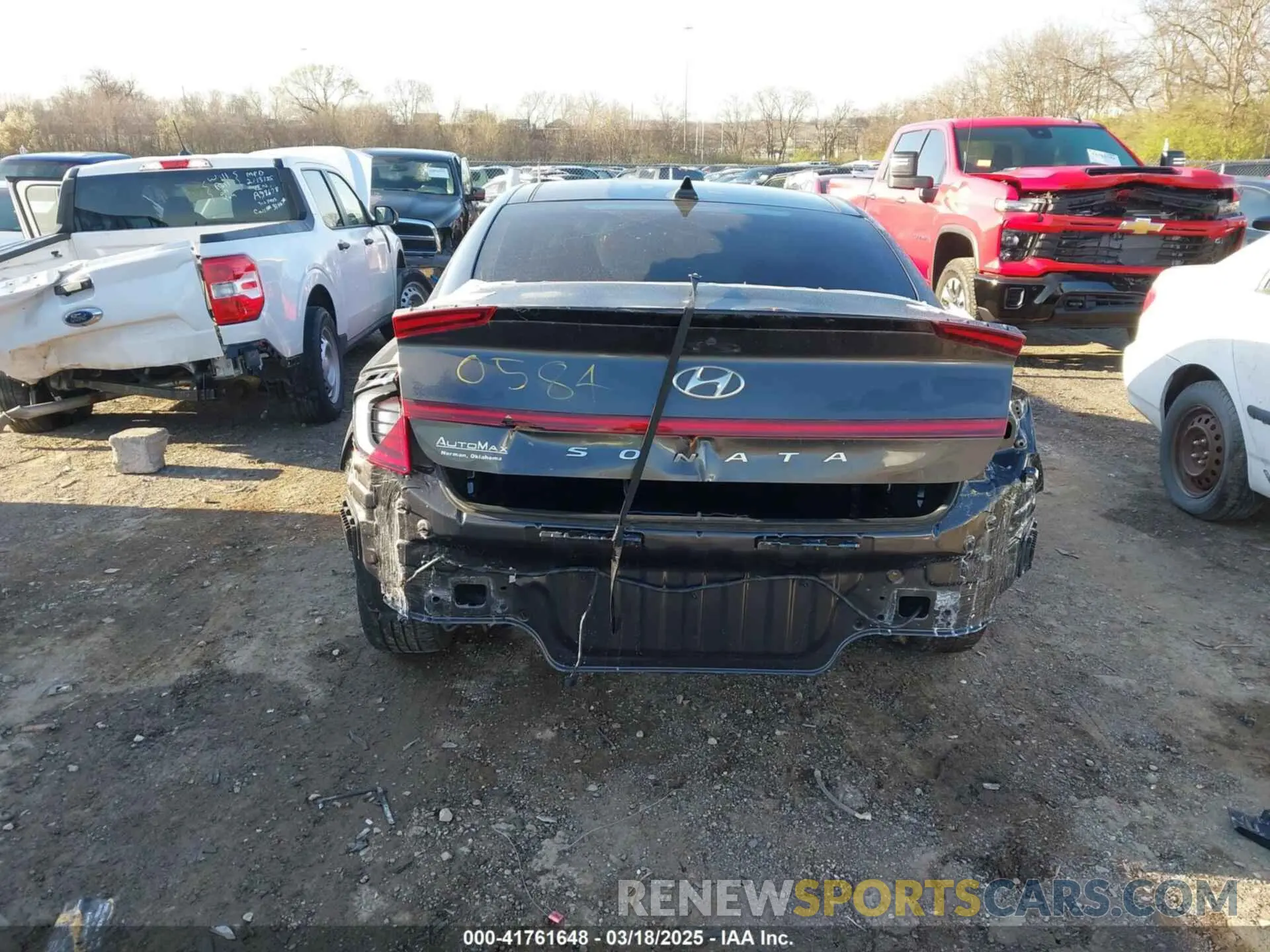 6 Photograph of a damaged car 5NPEK4JC8MH130584 HYUNDAI SONATA 2021