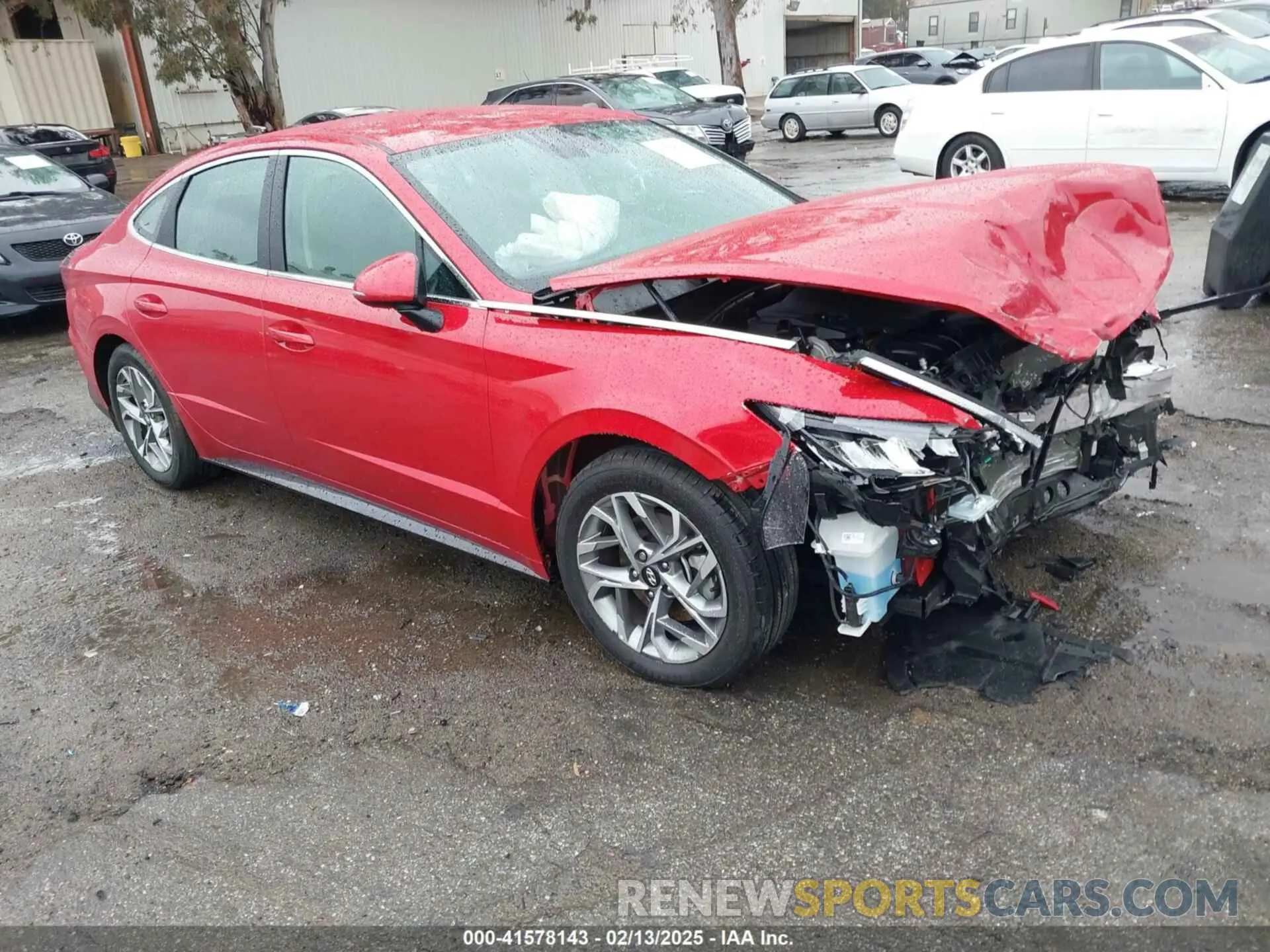 1 Photograph of a damaged car 5NPEL4JA0MH082414 HYUNDAI SONATA 2021