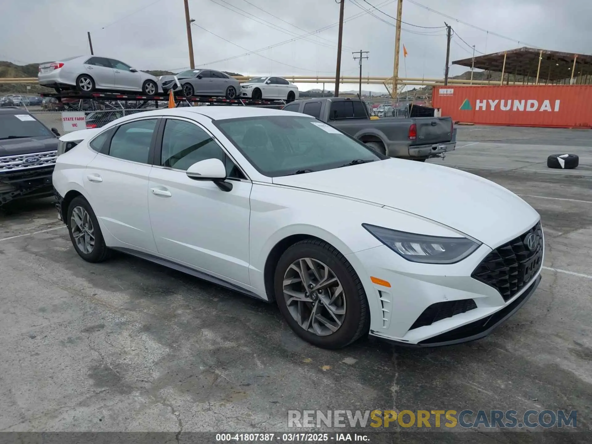 1 Photograph of a damaged car 5NPEL4JA1MH071406 HYUNDAI SONATA 2021