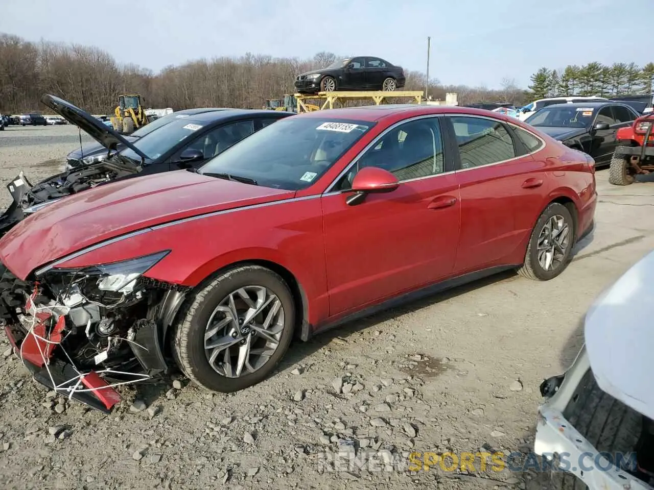 1 Photograph of a damaged car 5NPEL4JA1MH079358 HYUNDAI SONATA 2021