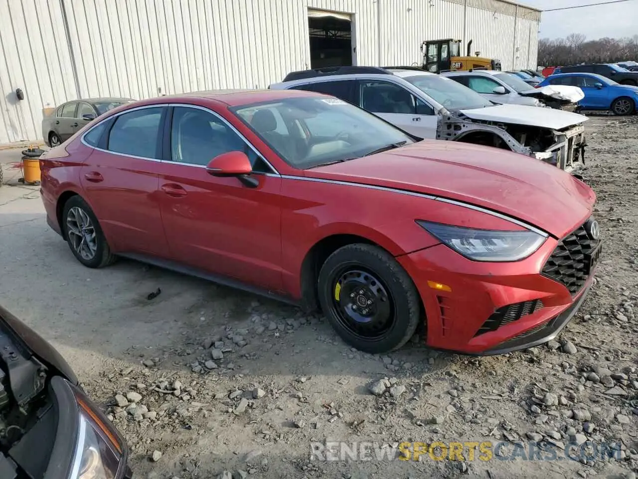 4 Photograph of a damaged car 5NPEL4JA1MH079358 HYUNDAI SONATA 2021