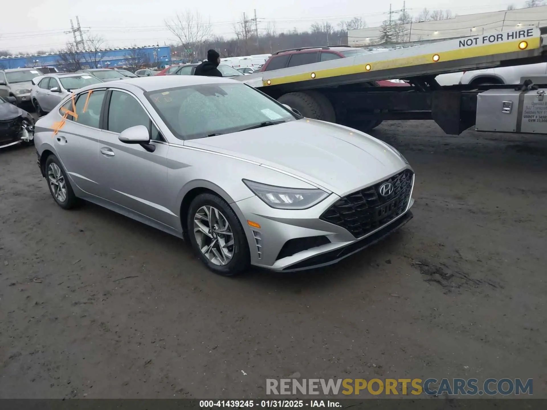 1 Photograph of a damaged car 5NPEL4JA4MH083470 HYUNDAI SONATA 2021