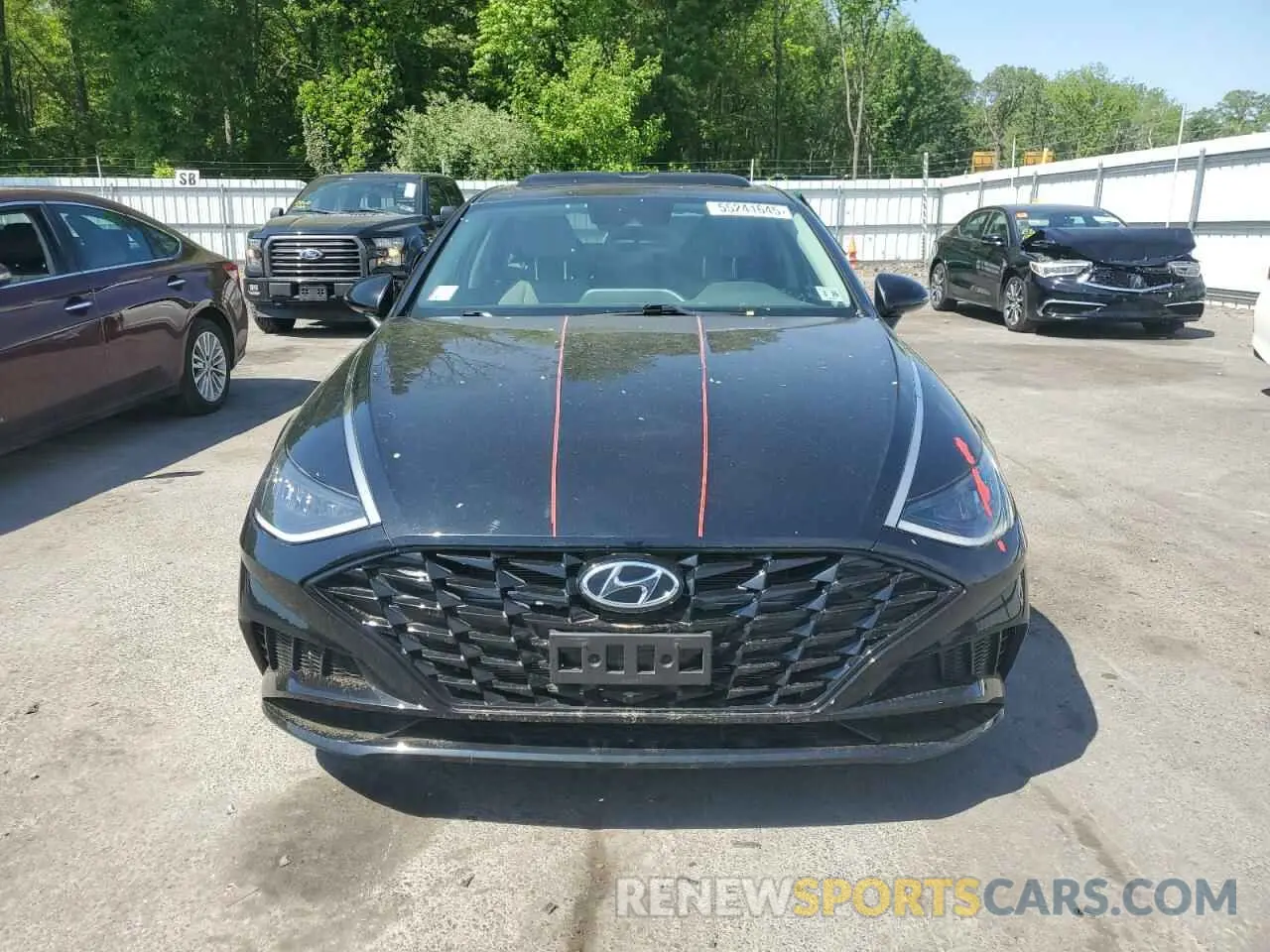 5 Photograph of a damaged car 5NPEL4JA7MH102495 HYUNDAI SONATA 2021
