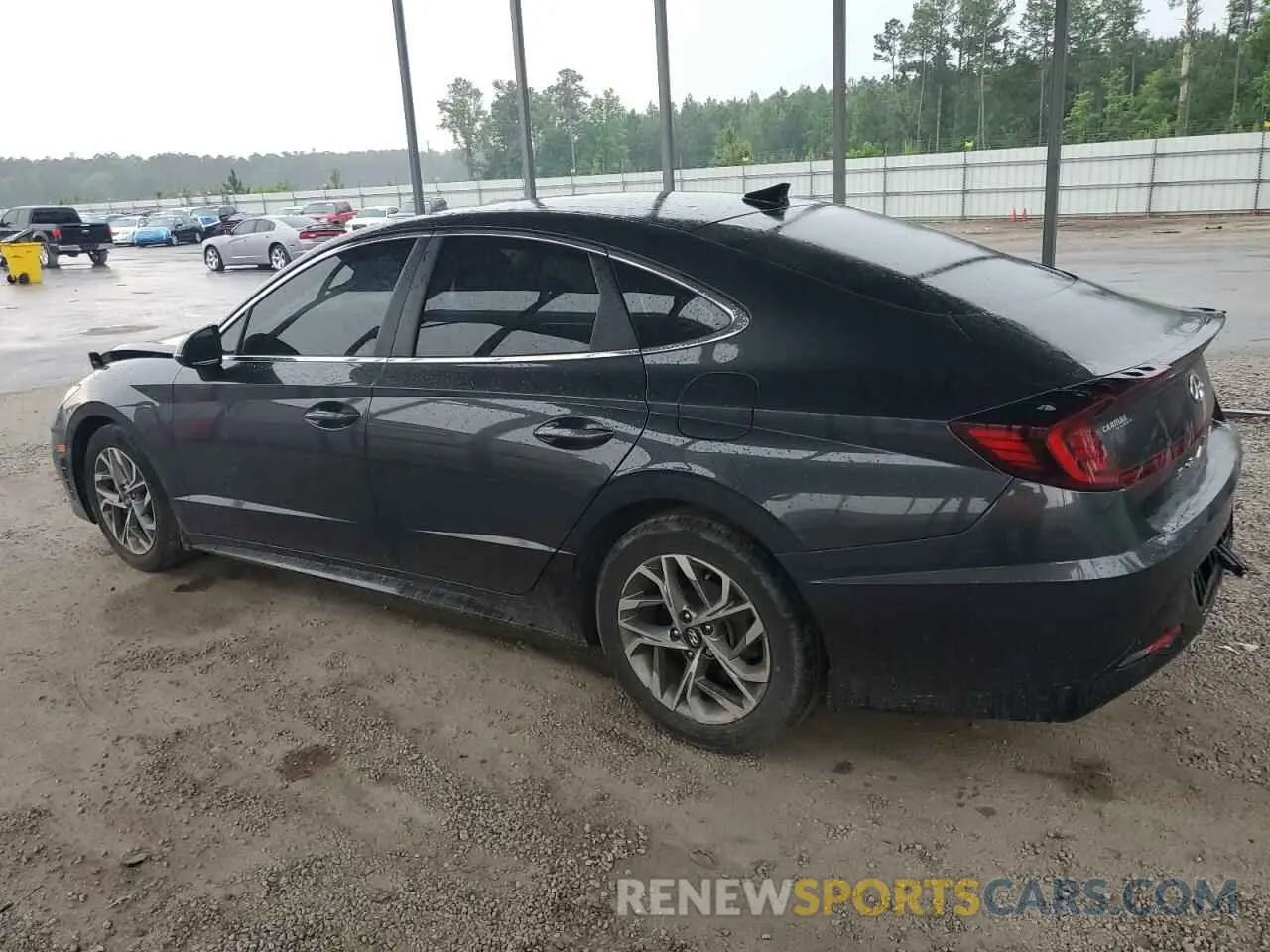 2 Photograph of a damaged car 5NPEL4JA8MH069507 HYUNDAI SONATA 2021