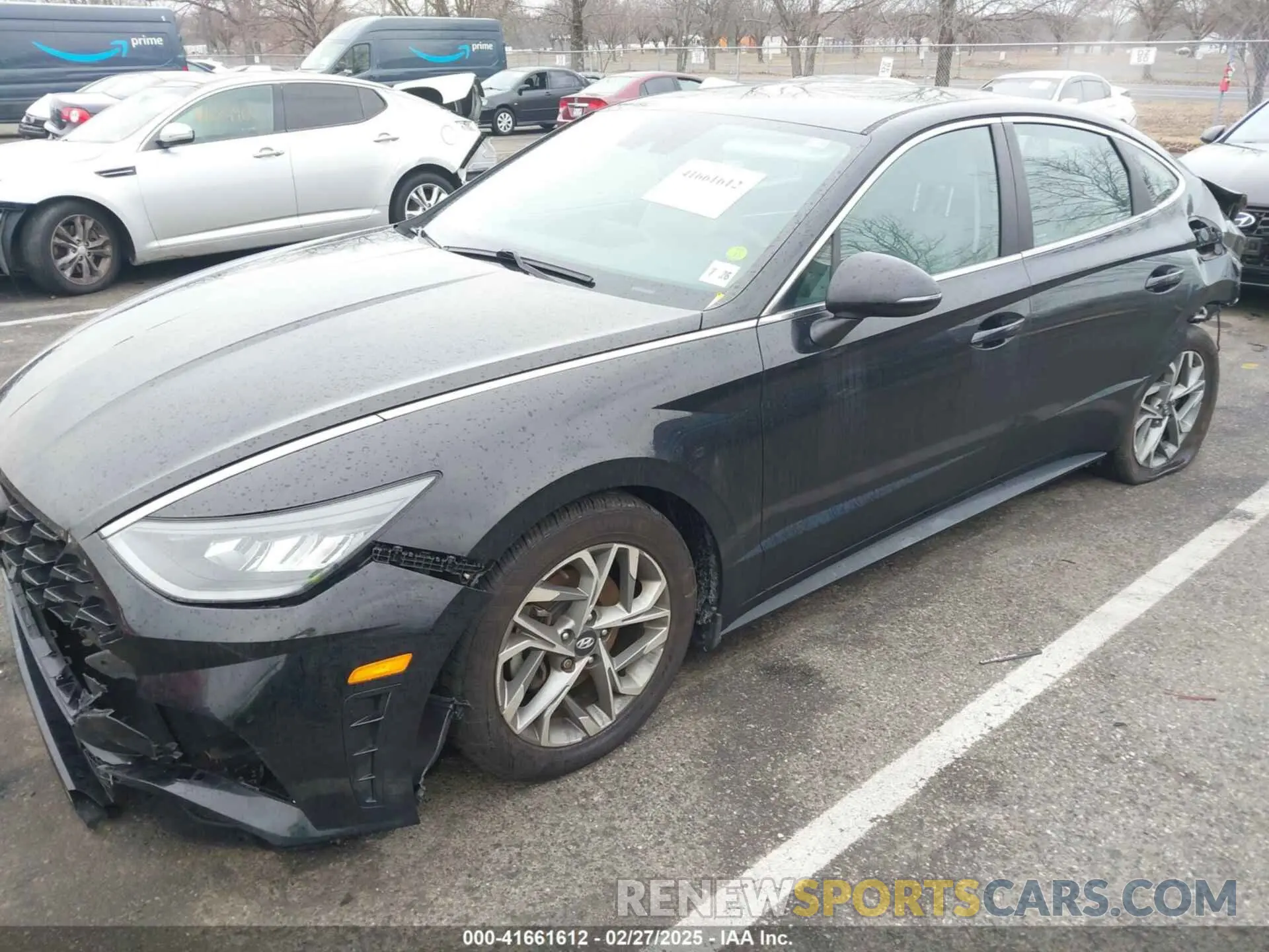 2 Photograph of a damaged car 5NPEL4JA8MH087540 HYUNDAI SONATA 2021