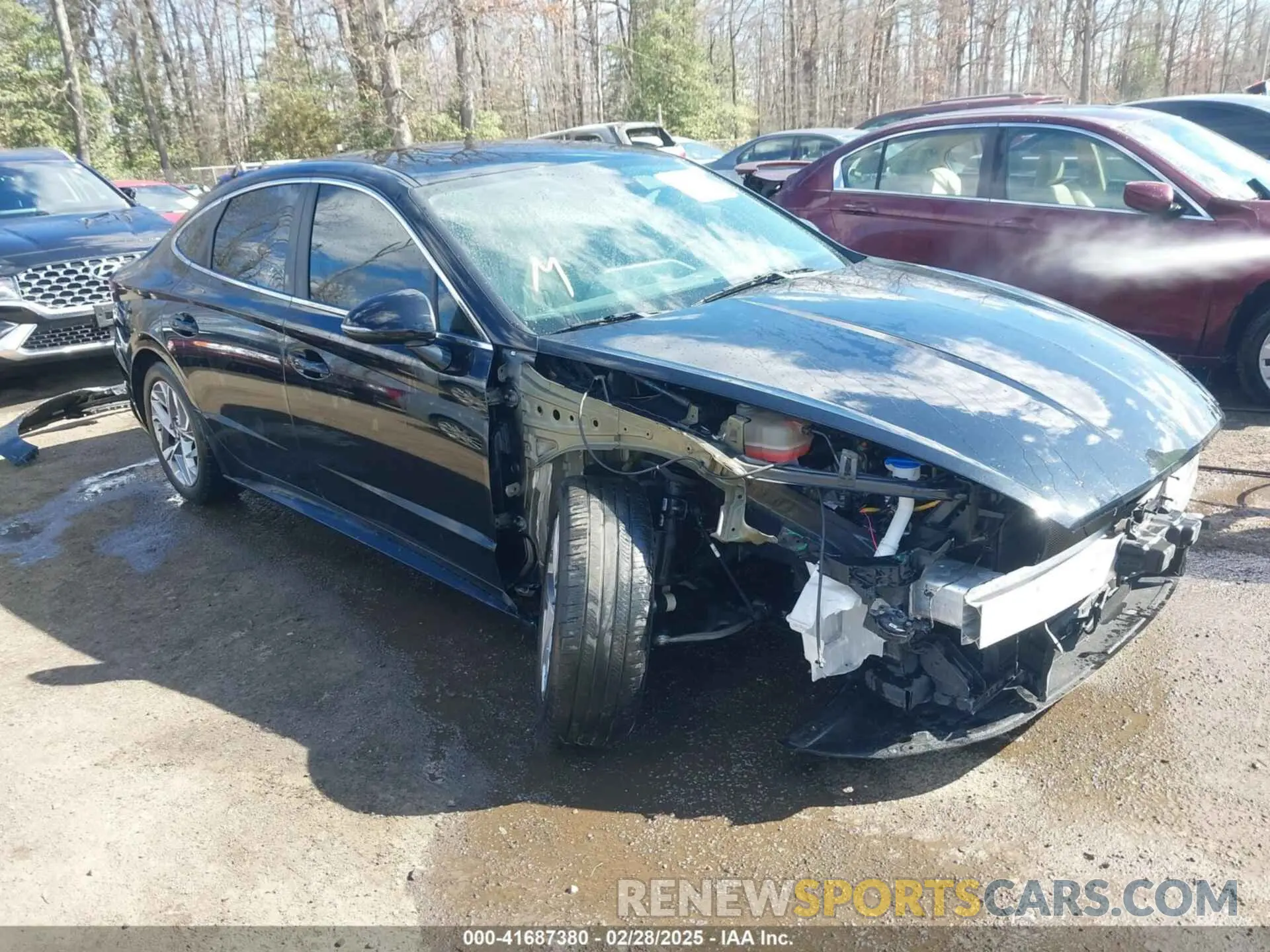 1 Photograph of a damaged car 5NPEL4JA8MH102974 HYUNDAI SONATA 2021