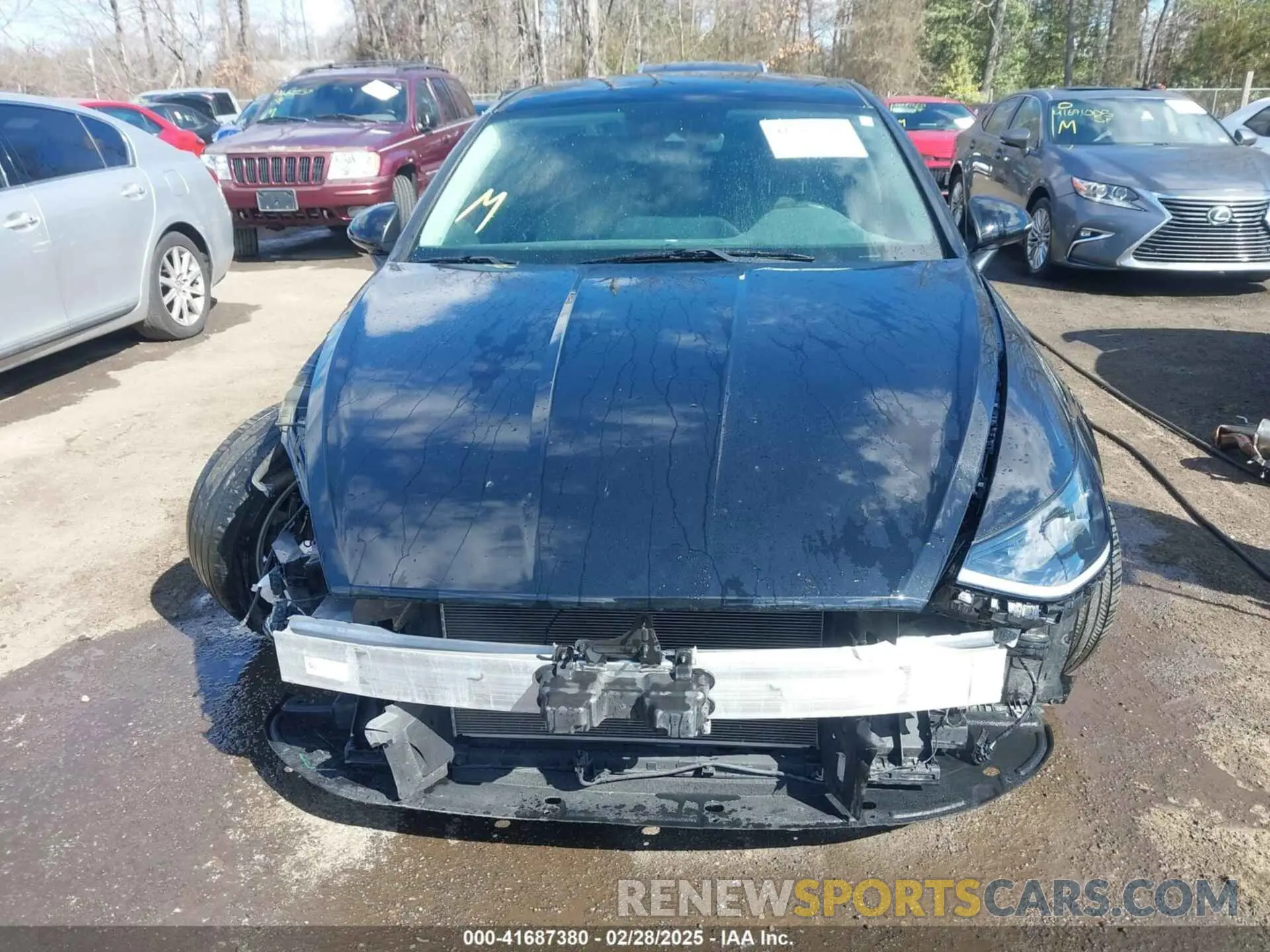 13 Photograph of a damaged car 5NPEL4JA8MH102974 HYUNDAI SONATA 2021