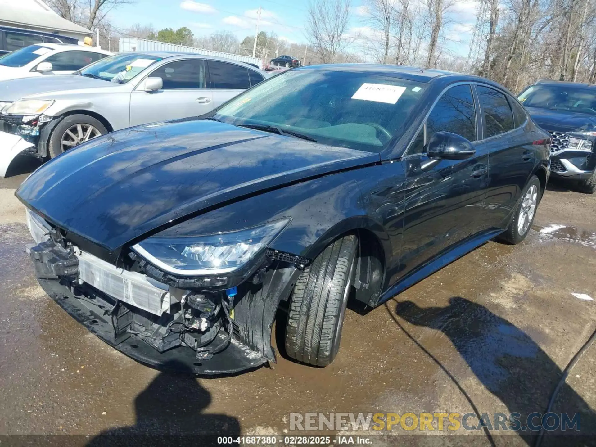 2 Photograph of a damaged car 5NPEL4JA8MH102974 HYUNDAI SONATA 2021
