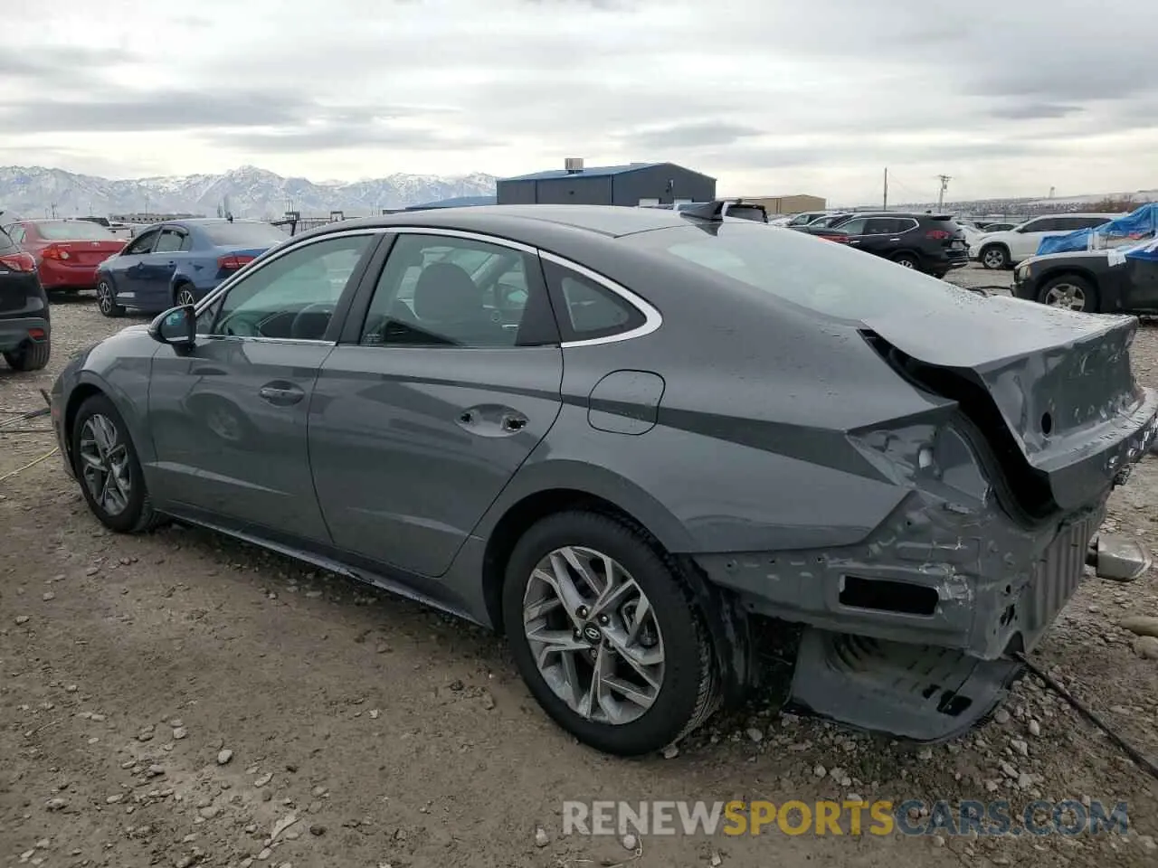 2 Photograph of a damaged car 5NPEL4JA9MH090446 HYUNDAI SONATA 2021