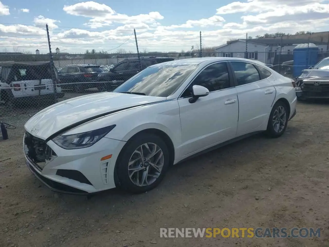 1 Photograph of a damaged car 5NPEL4JA9MH096618 HYUNDAI SONATA 2021