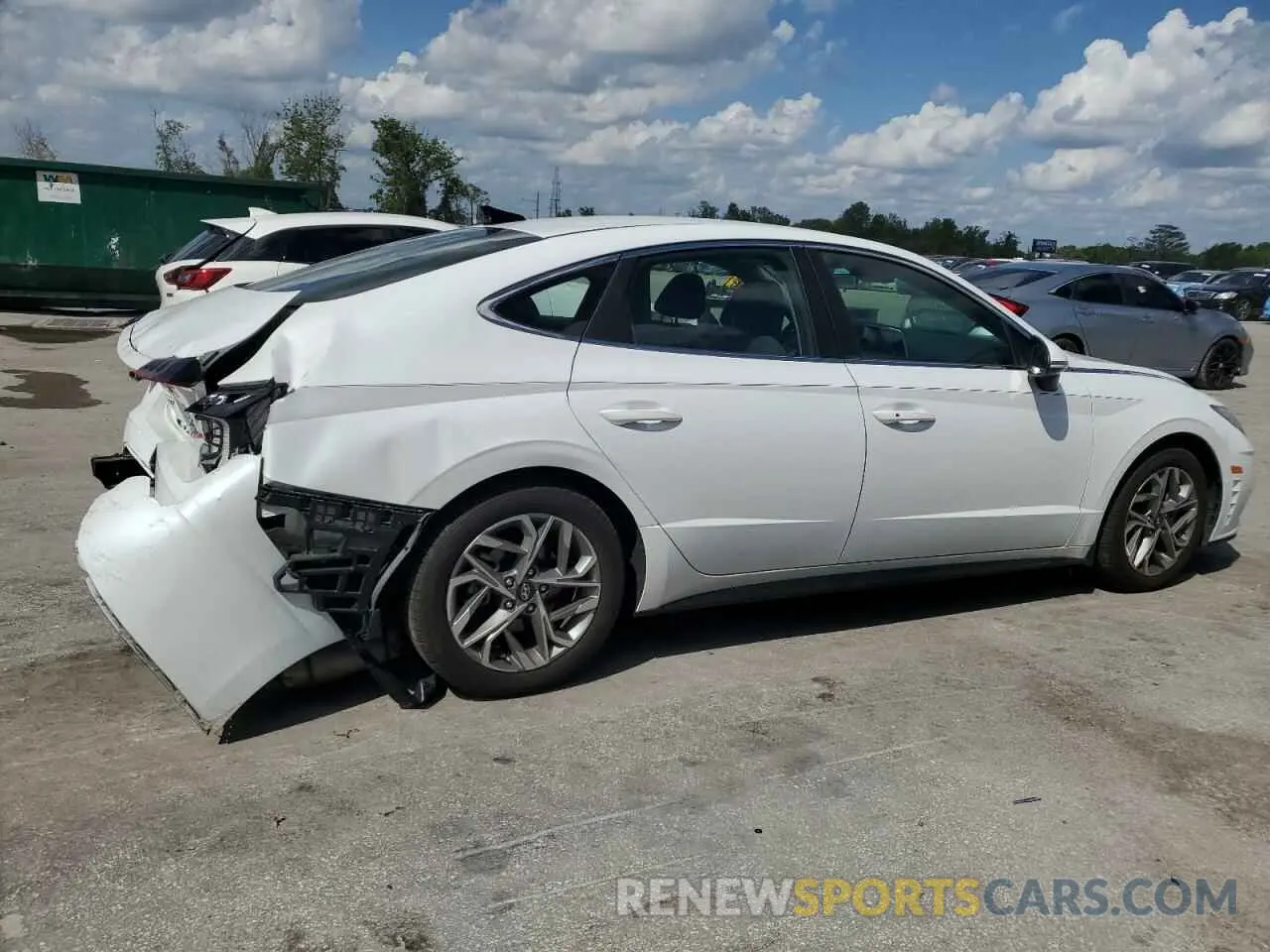 3 Photograph of a damaged car 5NPEL4JA9MH107603 HYUNDAI SONATA 2021