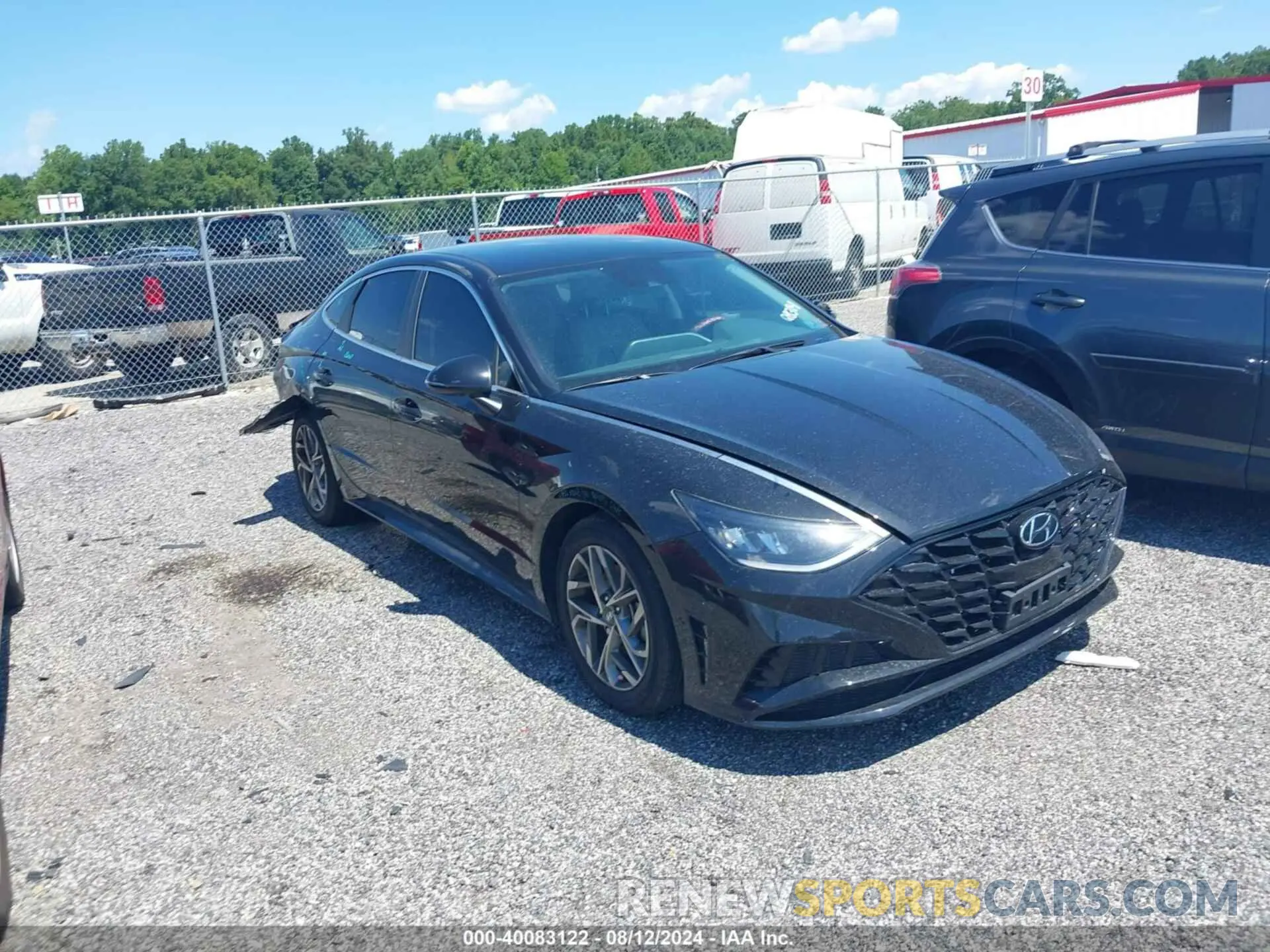 1 Photograph of a damaged car 5NPEL4JA9MH114860 HYUNDAI SONATA 2021